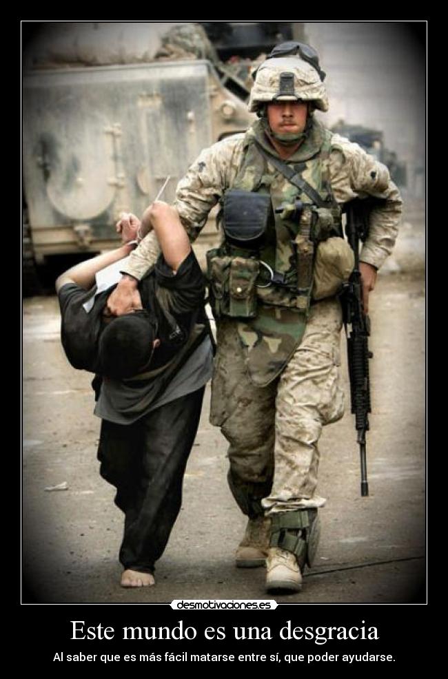 Este mundo es una desgracia -