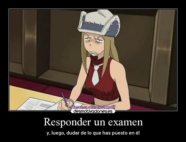 Responder un examen - 
