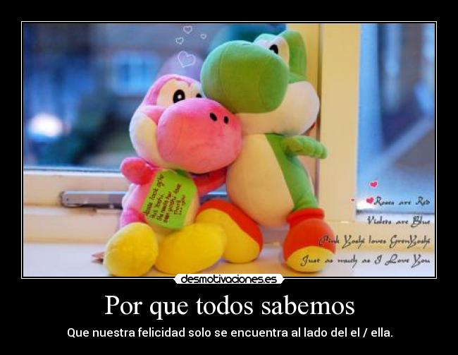 Por que todos sabemos - 