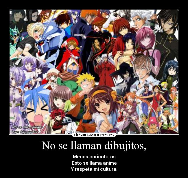 carteles colwuwboaonwtoiopwaoion carolineanime24 anime manga elfenlied codegeass luckystar bleach naruto onep desmotivaciones
