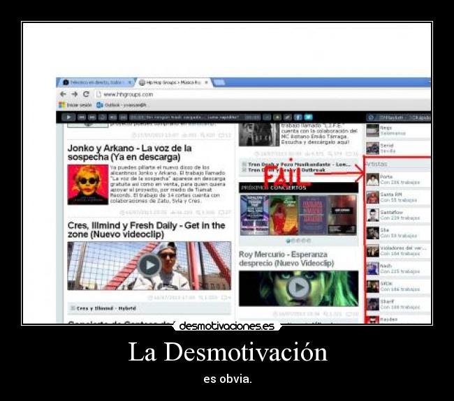 La Desmotivación - es obvia.