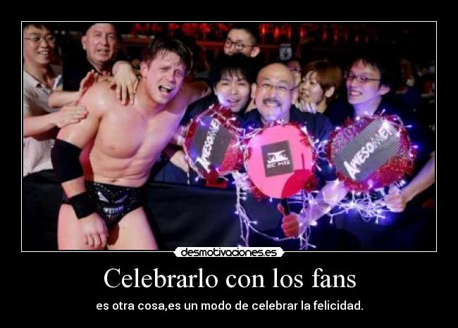 Celebrarlo con los fans - 