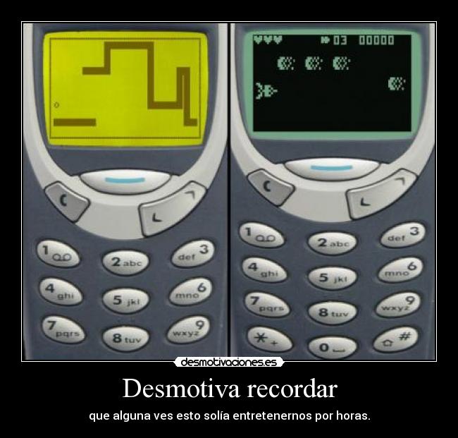 Desmotiva recordar -