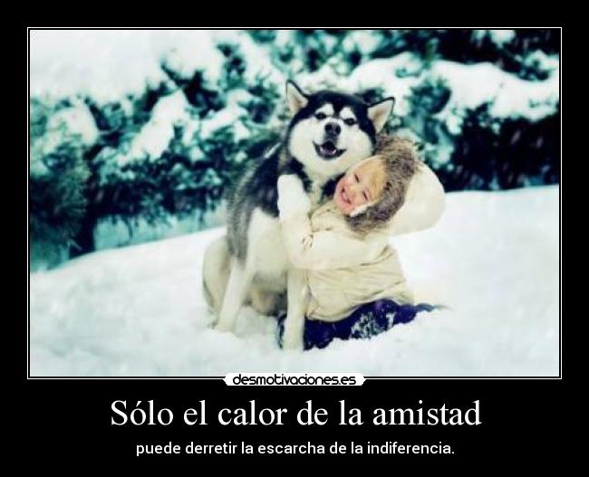 Sólo el calor de la amistad - 