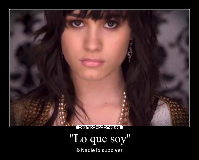 Lo que soy -