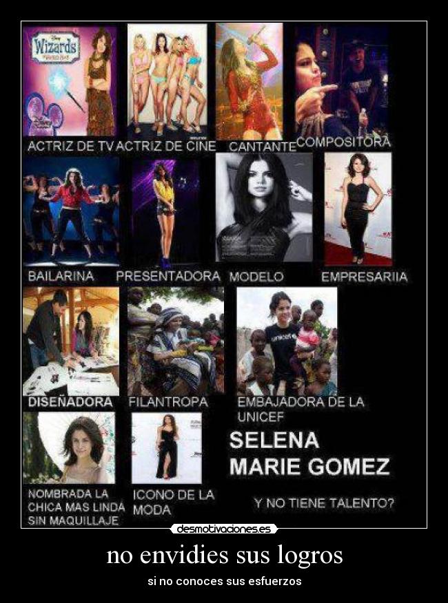no envidies sus logros - si no conoces sus esfuerzos