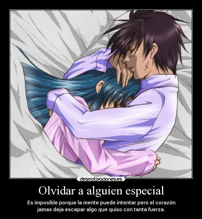 Olvidar a alguien especial -