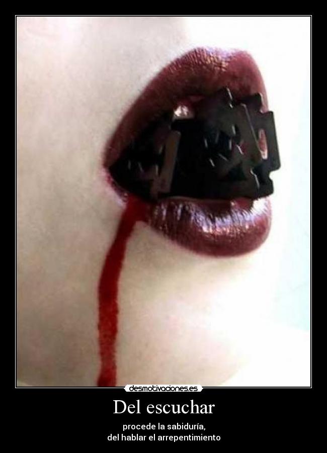 Del escuchar -