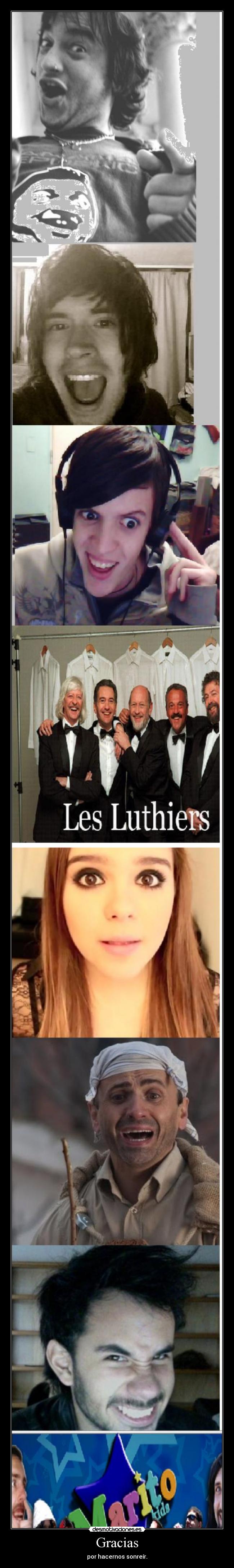 Gracias - por hacernos sonreír.