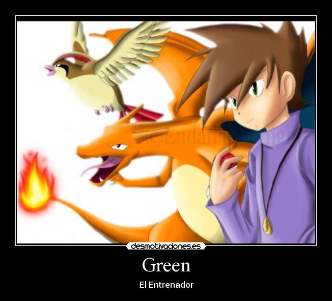 carteles green pokemon manga special adventure green entrenador desmotivaciones