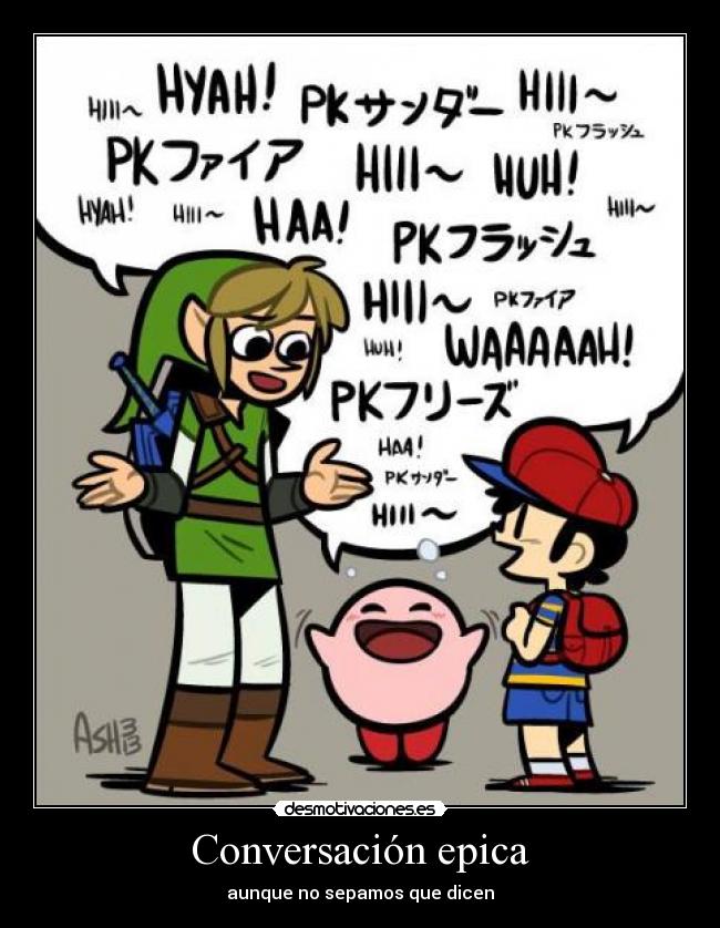 Conversación epica - aunque no sepamos que dicen