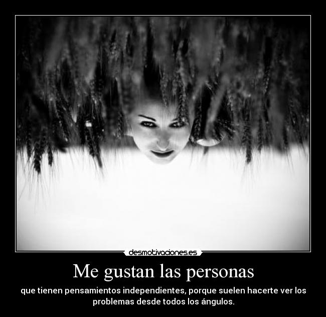 Me gustan las personas -
