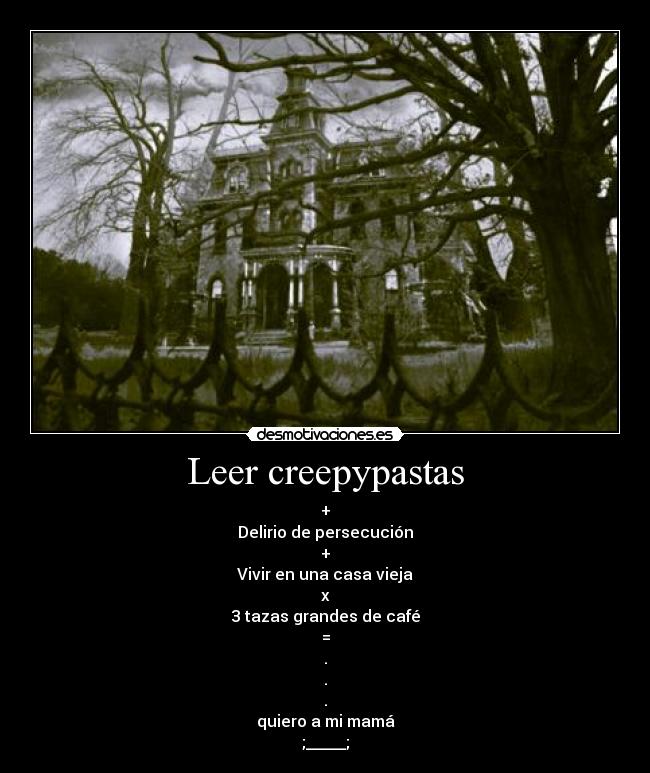 Leer creepypastas -