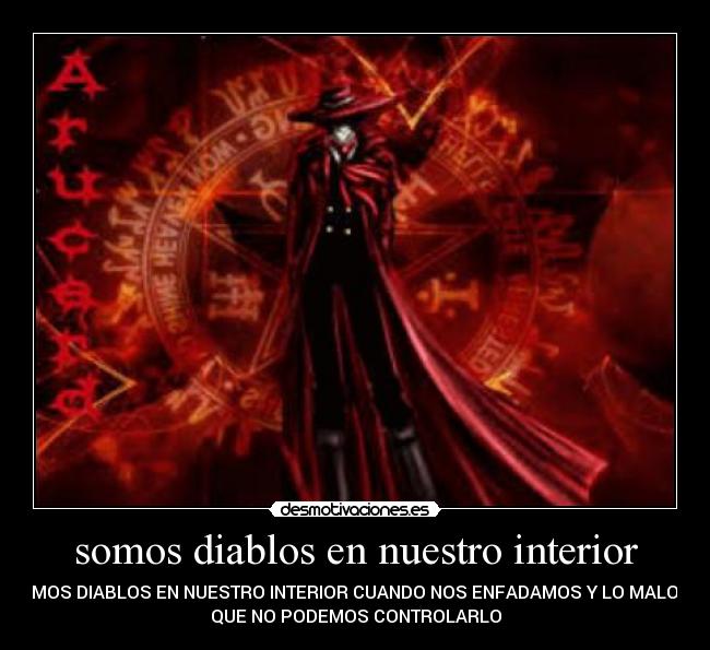 somos diablos en nuestro interior - 
