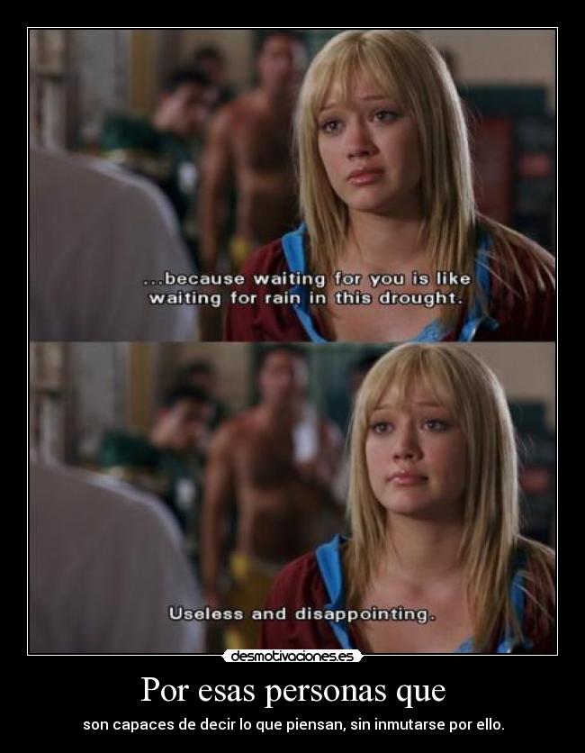 Por esas personas que - 