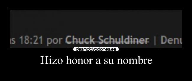 Hizo honor a su nombre - 