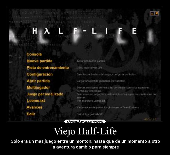 Viejo Half-Life -