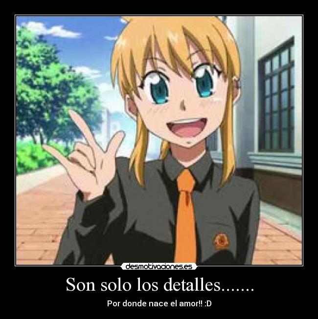 Son solo los detalles....... - 