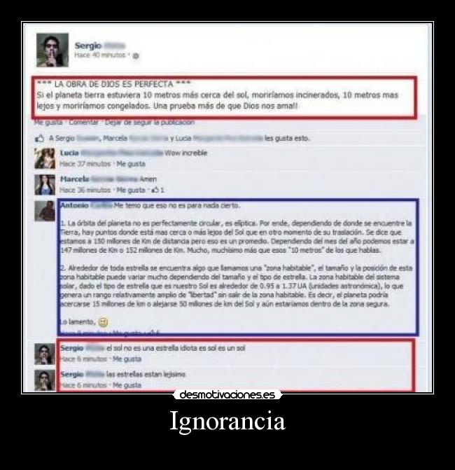 Ignorancia -