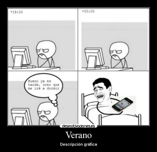 Verano - Descripción gráfica