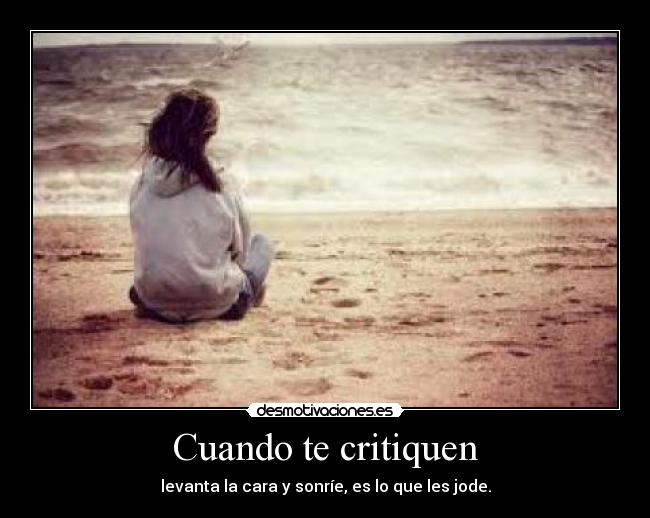 Cuando te critiquen - 