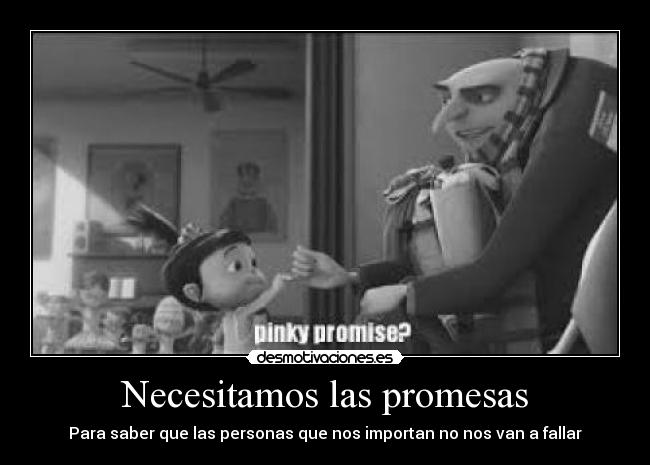 Necesitamos las promesas - 