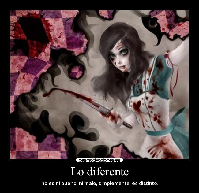 Lo diferente -