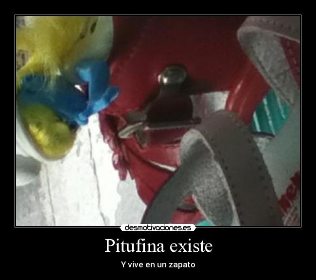 Pitufina existe - Y vive en un zapato