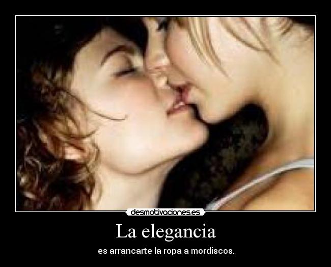 La elegancia -
