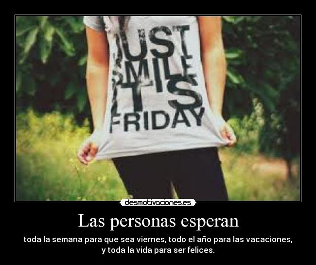 Las personas esperan - 