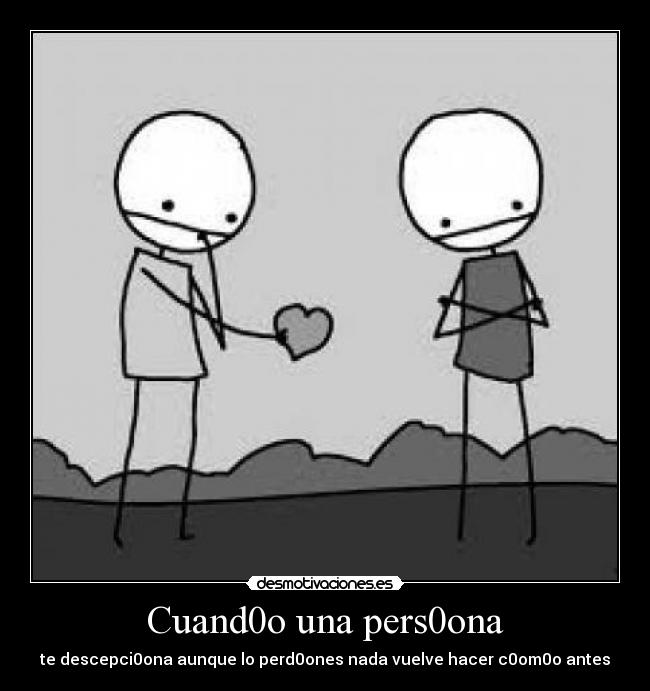 Cuand0o una pers0ona -
