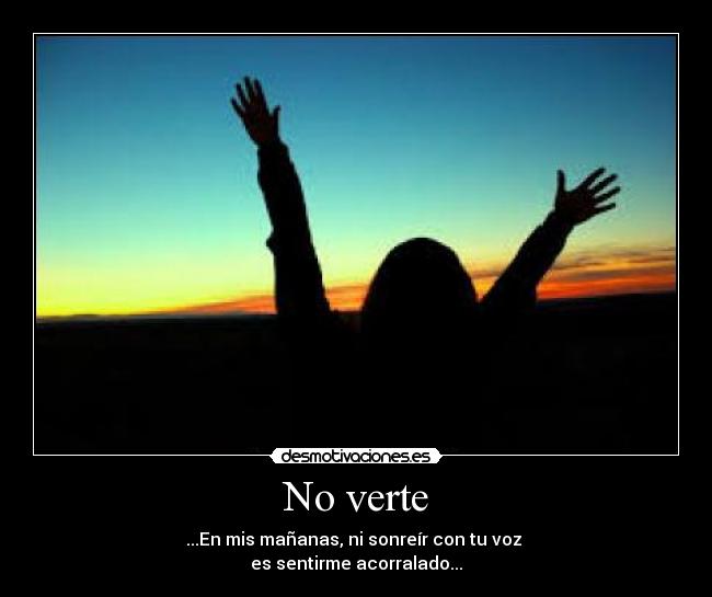 No verte - 