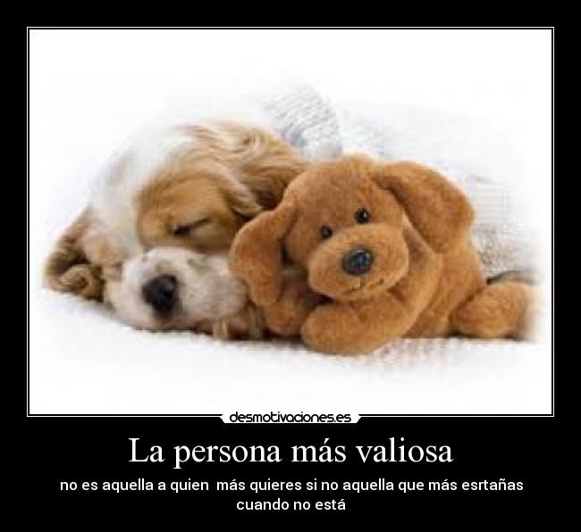 La persona más valiosa -