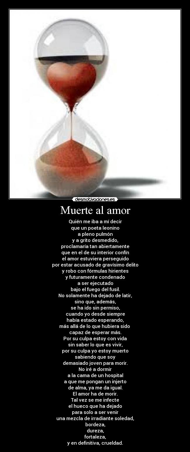 Muerte al amor -