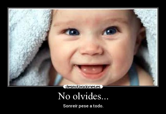 No olvides... - 