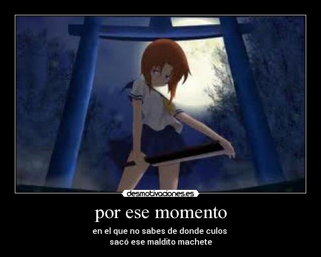 carteles higurashi desmotivaciones