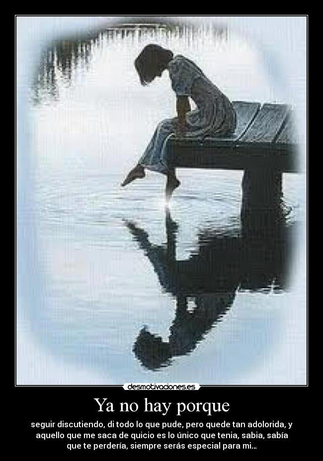Ya no hay porque - 