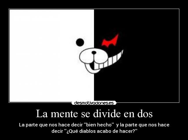 La mente se divide en dos - 