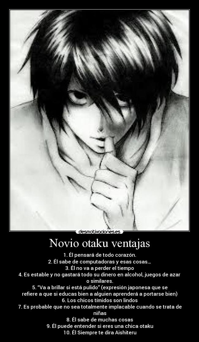 Novio otaku ventajas -