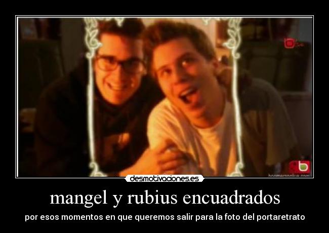 mangel y rubius encuadrados -