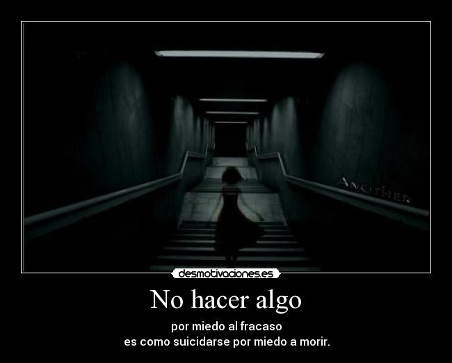 No hacer algo - 