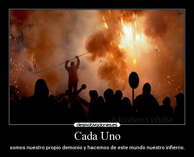 carteles demonios infierno maldad desmotivaciones