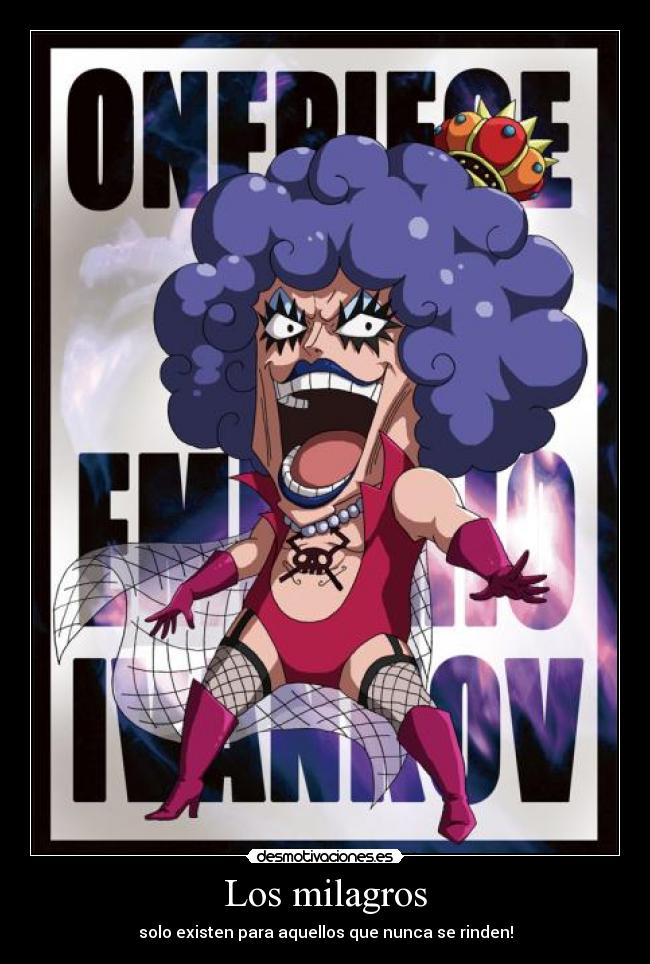 Los milagros - solo existen para aquellos que nunca se rinden!