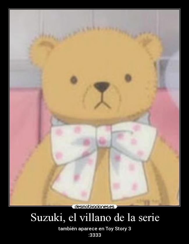 Suzuki, el villano de la serie - 