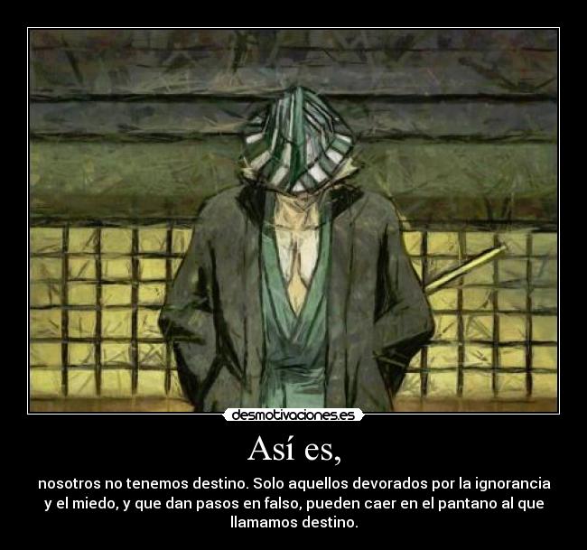 carteles bleach urahara kisuke ronoa desmotivaciones