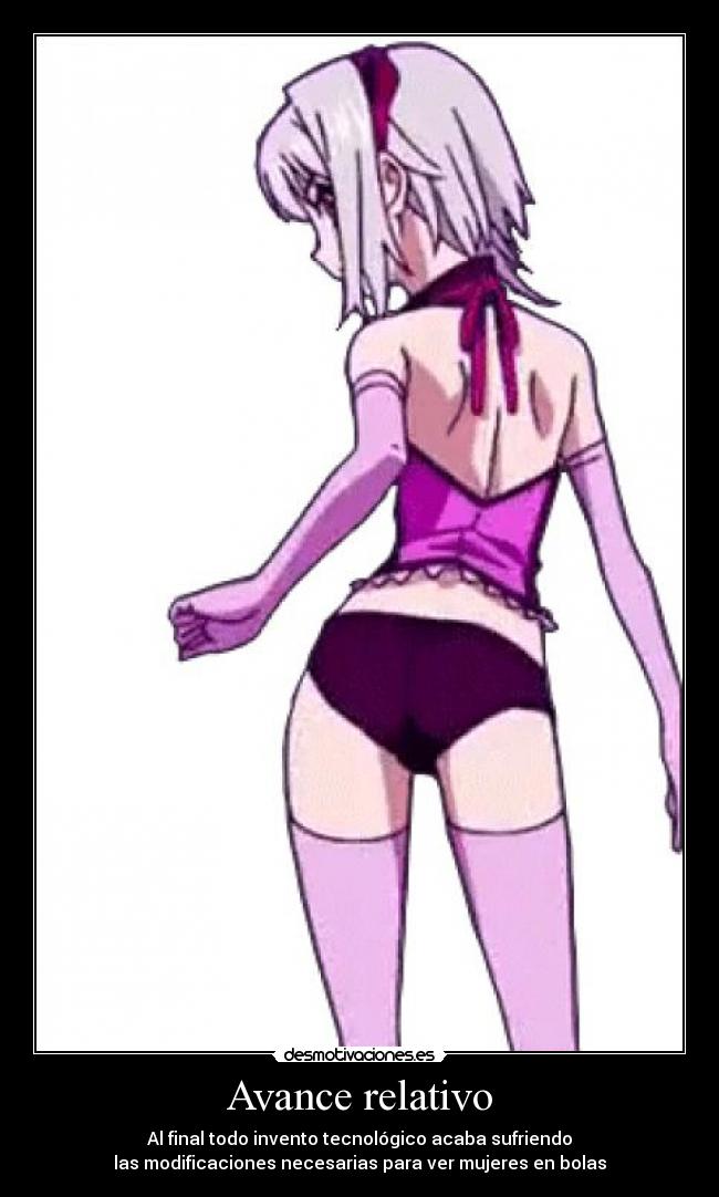 Avance relativo - Al final todo invento tecnológico acaba sufriendo
las modificaciones necesarias para ver mujeres en bolas