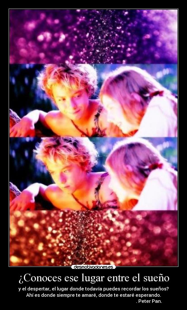 ¿Conoces ese lugar entre el sueño -