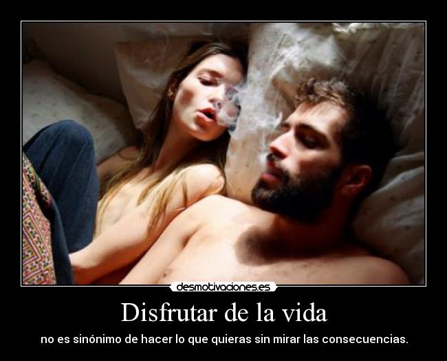 Disfrutar de la vida -