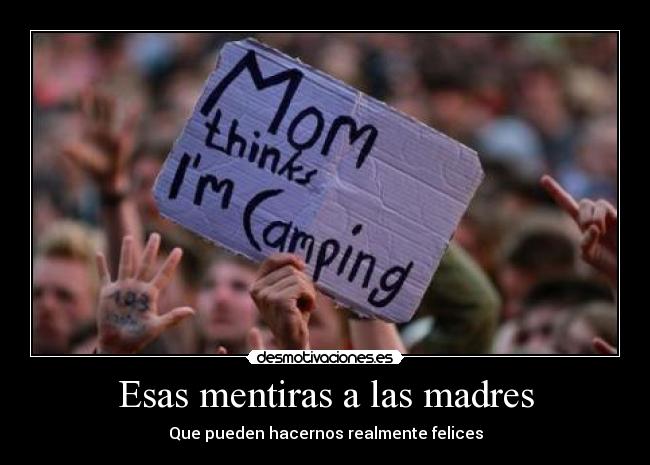 carteles foto sacada tomorrowland mom thinks camping surfer desmotivaciones