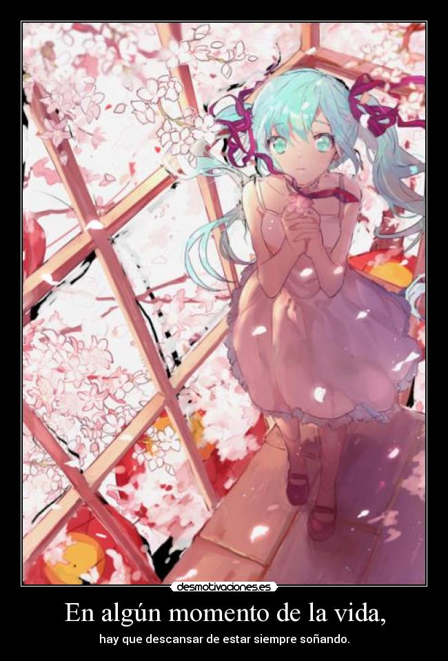 En algún momento de la vida, - 